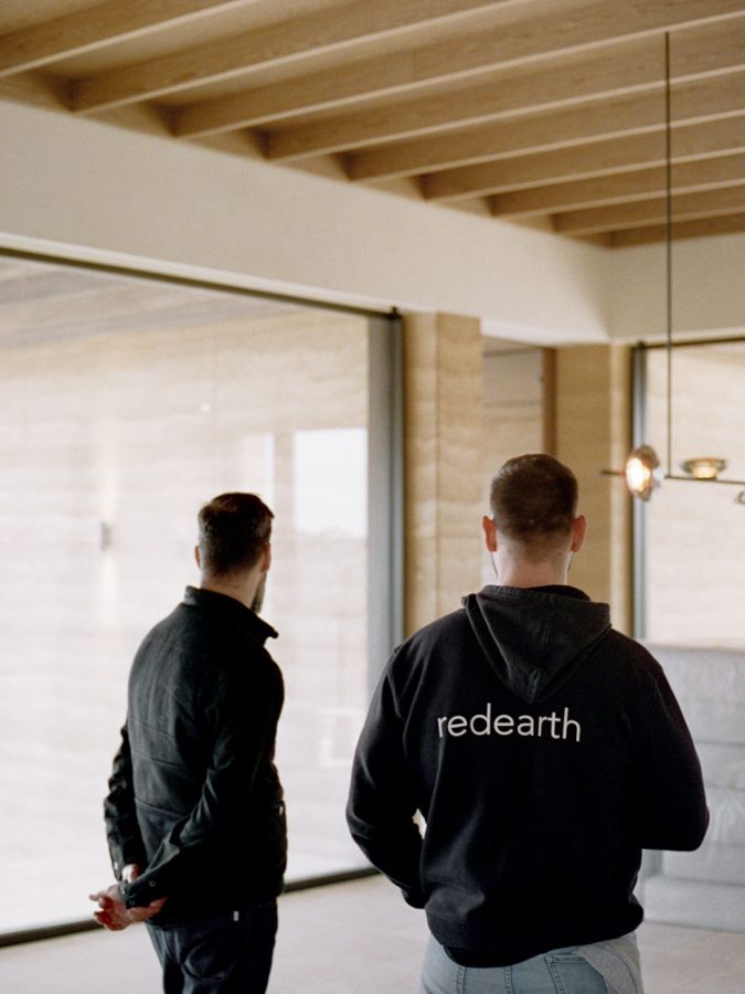 Red Earth crew at the Macedon Ranges house